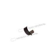 Соединитель желоба МЕТАЛЛ ПРОФИЛЬ Foramina Freeze D125 DarkBrown