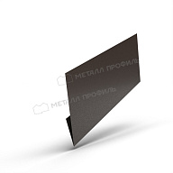 Планка начальная Lбрус-XL 20х50х3000 (VALORI-20-DarkBrown-0.5)