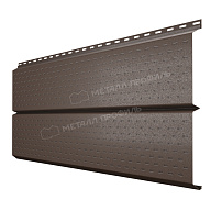 Софит МЕТАЛЛ ПРОФИЛЬ Lбрус-XL-Plus-20х325 (VALORI-20-DarkBrown-0.5)